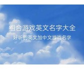好听的游戏英文名