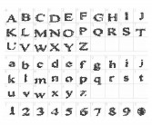 英文字体转换