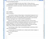 英语求职信格式范文