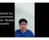 他的英文