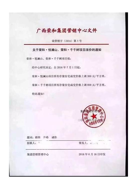 涨价通知怎么写英文