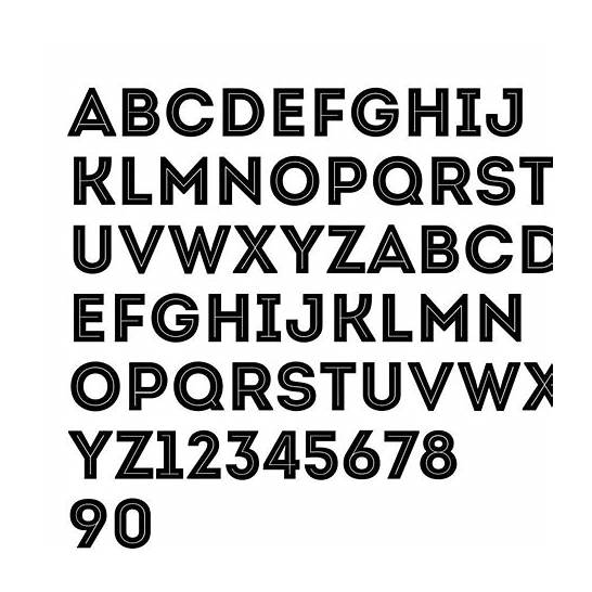 英文字体与英文