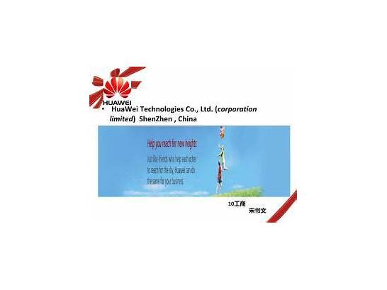 英文版公司简介