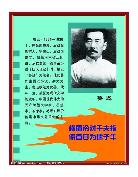 鲁迅英文简介ppt下载