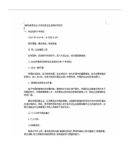企业英文缩写的职务描述与功能